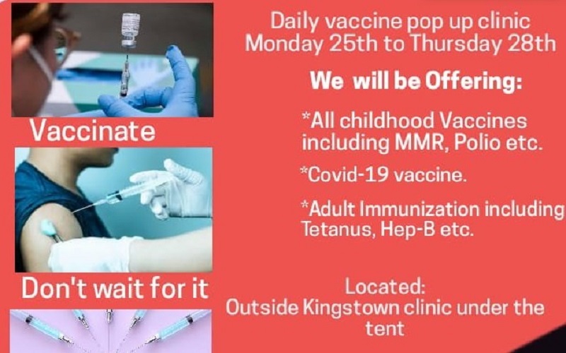 St Vincent joins PAHO in observing Vaccination Week in the Americas